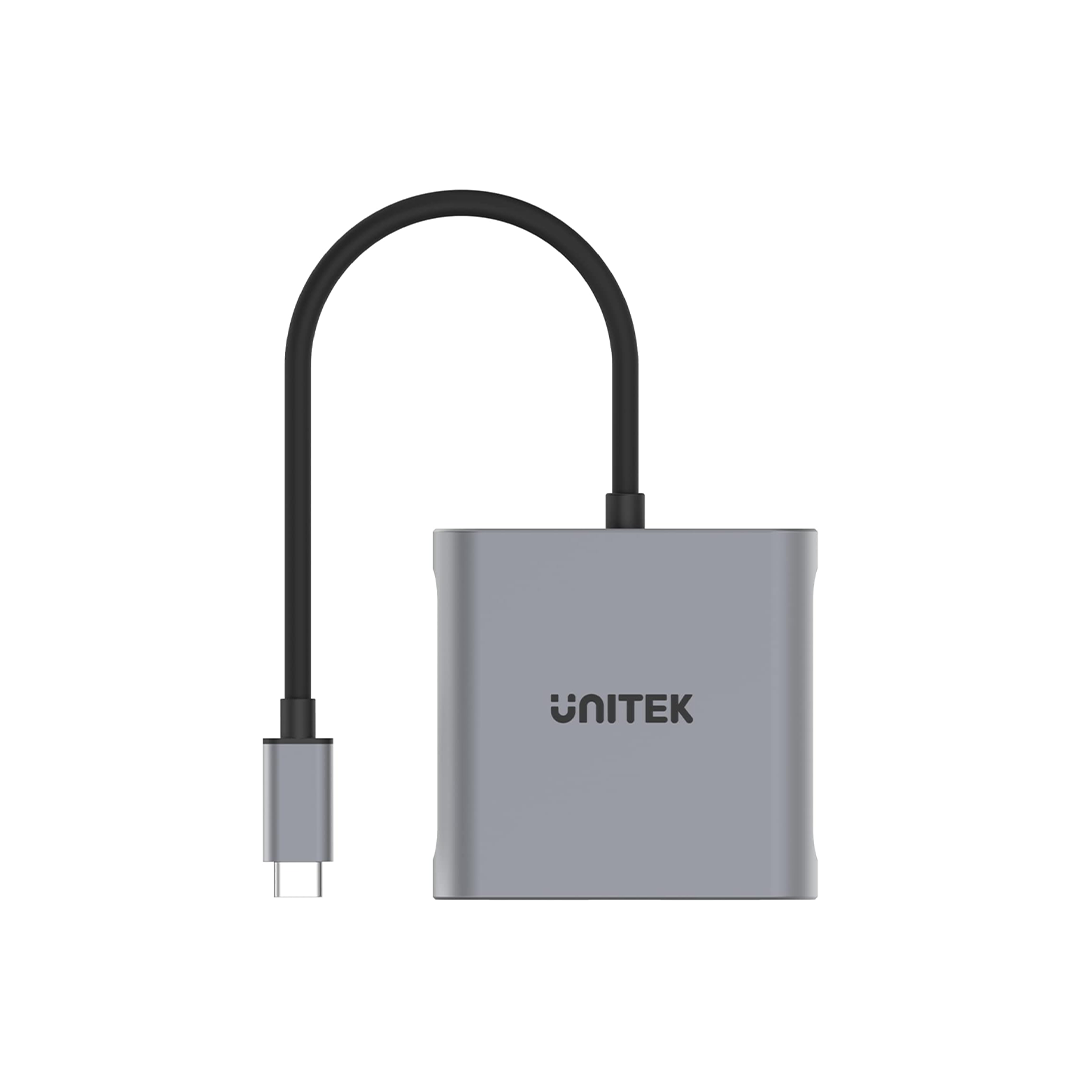 محول Unitek V1404B USB-C إلى HDMI مزدوج 4K محول Unitek V1404B USB-C إلى HDMI مزدوج 4K